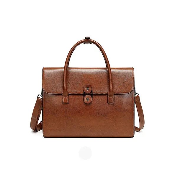 TTaG．baG Waxed Cow Leather Shoulder Bag Crossbody Bag Handbag Women's-9