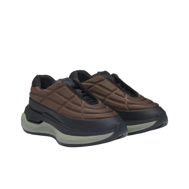 HUGO BOSS Low Top Casual Shoes Men's Brown-2