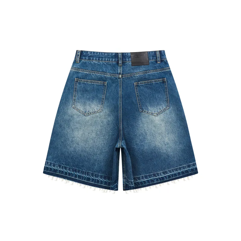 HARSH AND CRUEL Shorts Unisex Blue-1