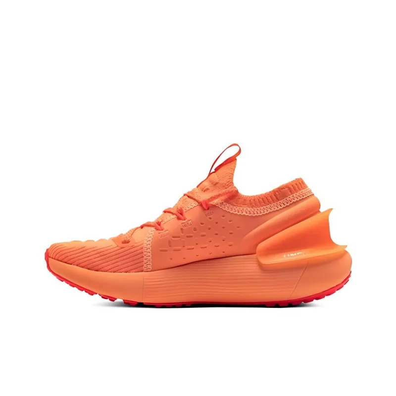 Under Armour HOVR Phantom 3 Cushioning Wear Resistant Rebound Low Top Running Shoes Women's Orange-2