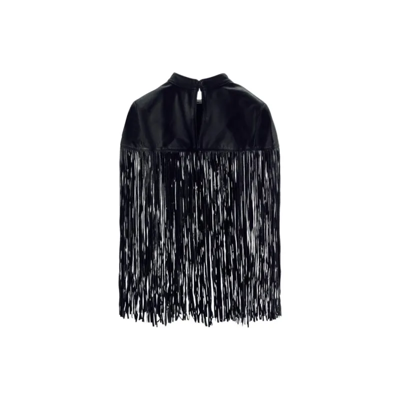 ZARA Leather Jacket Women's Black-1