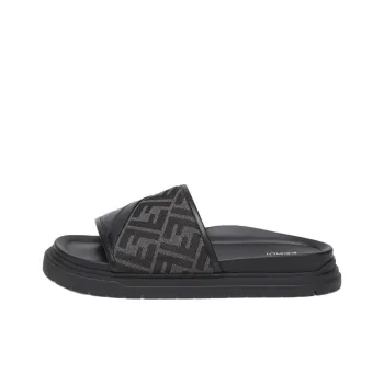 Fendi jacquard crossover slides deals