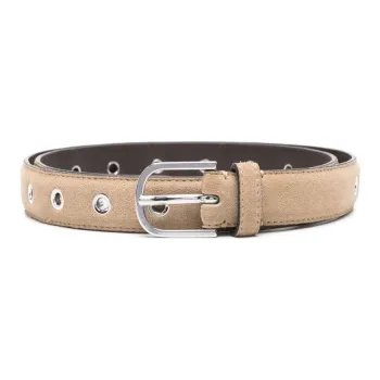 TOTEME Eyelet embelishmet Leather Belt