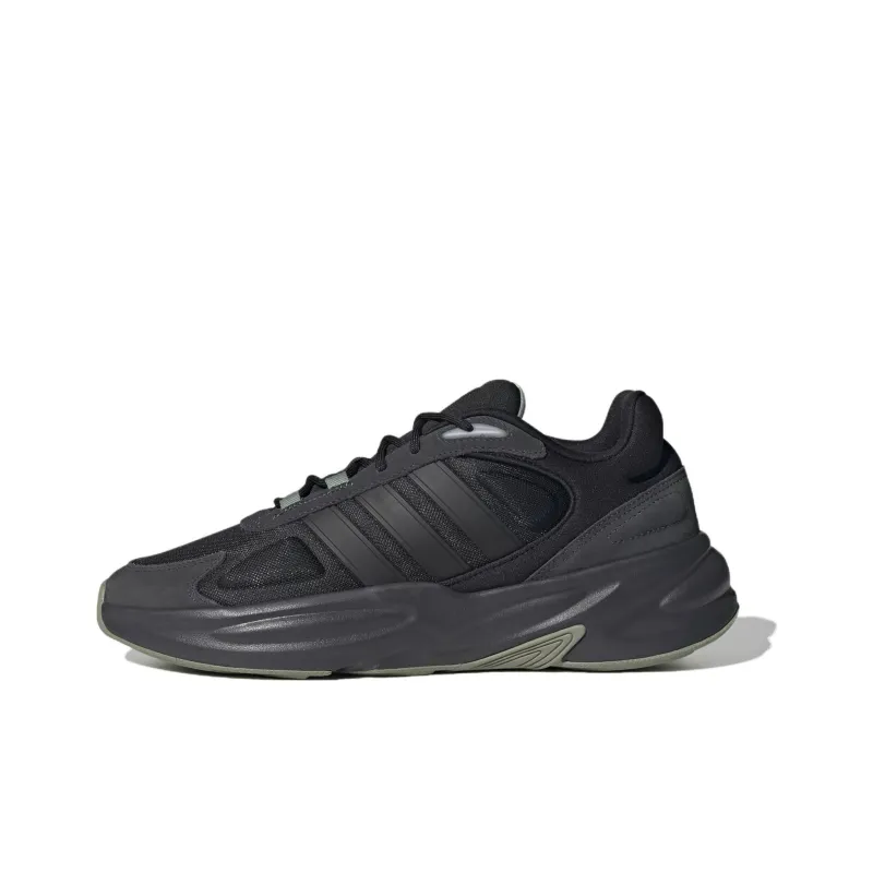 Adidas Anti-Slip Wear-Resistant Low-Top Casual Running Shoes Men's Black-0