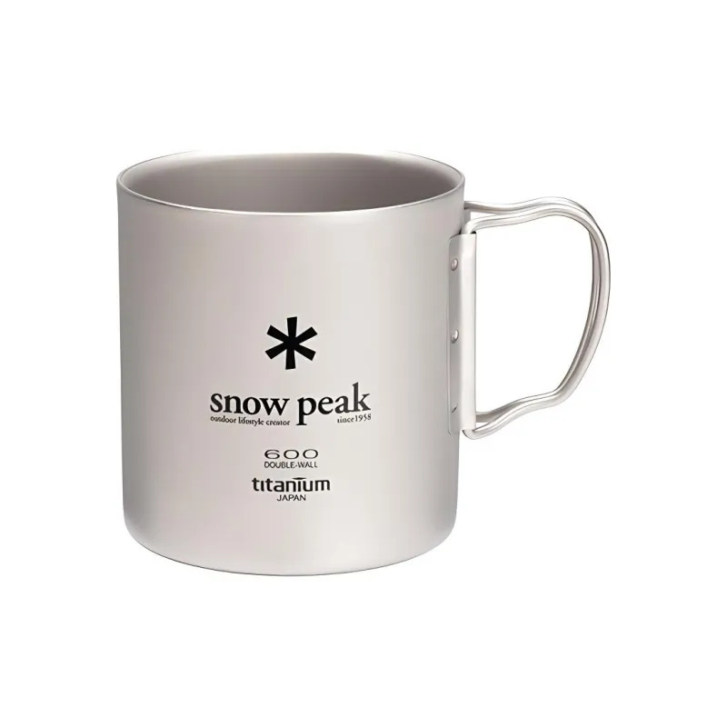 Snow Peak Outdoor Water Equipment Outdoor Water Bottle Titanium 300ML-4