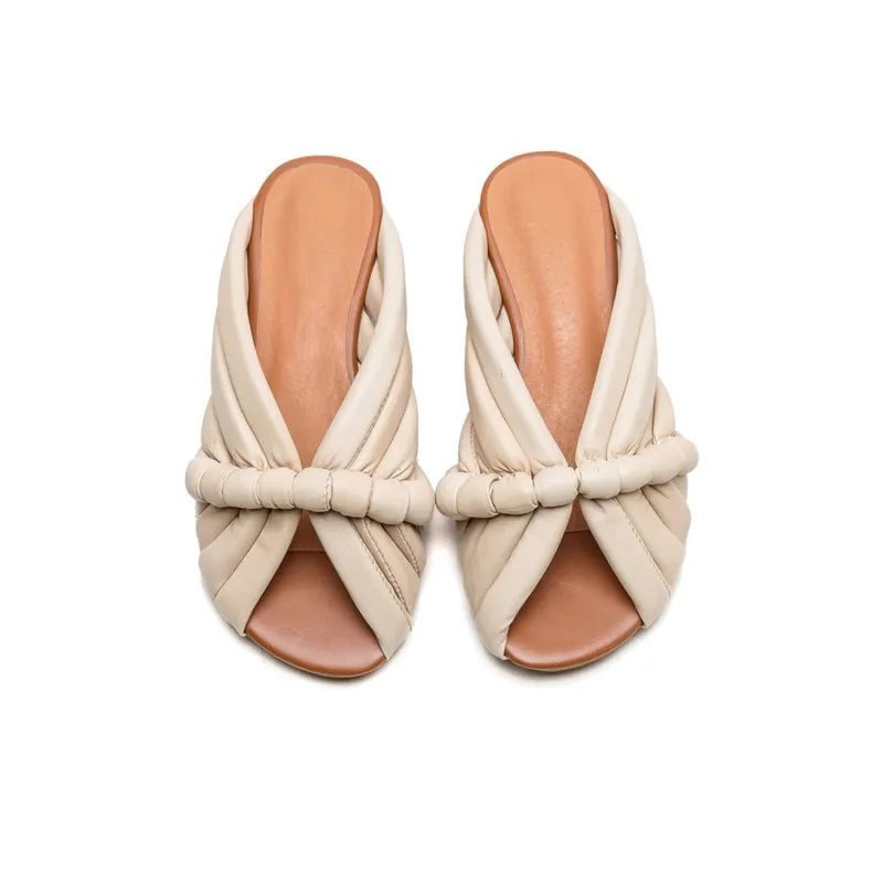 Jay Slide Slippers Women's Green/Apricot-3