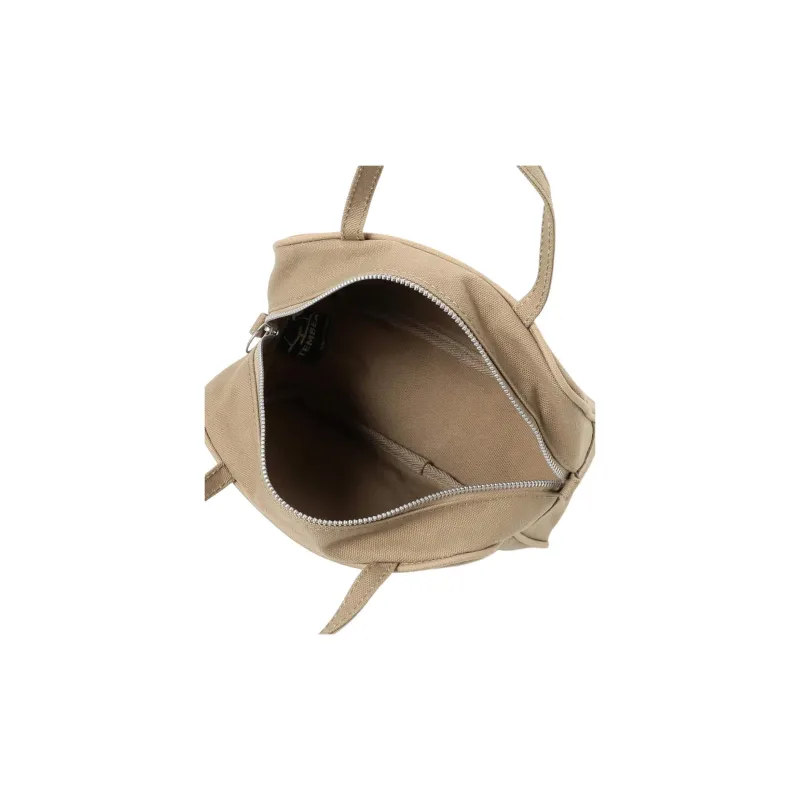 Beams 100% Cotton Handbag Women's Black/Beige-8