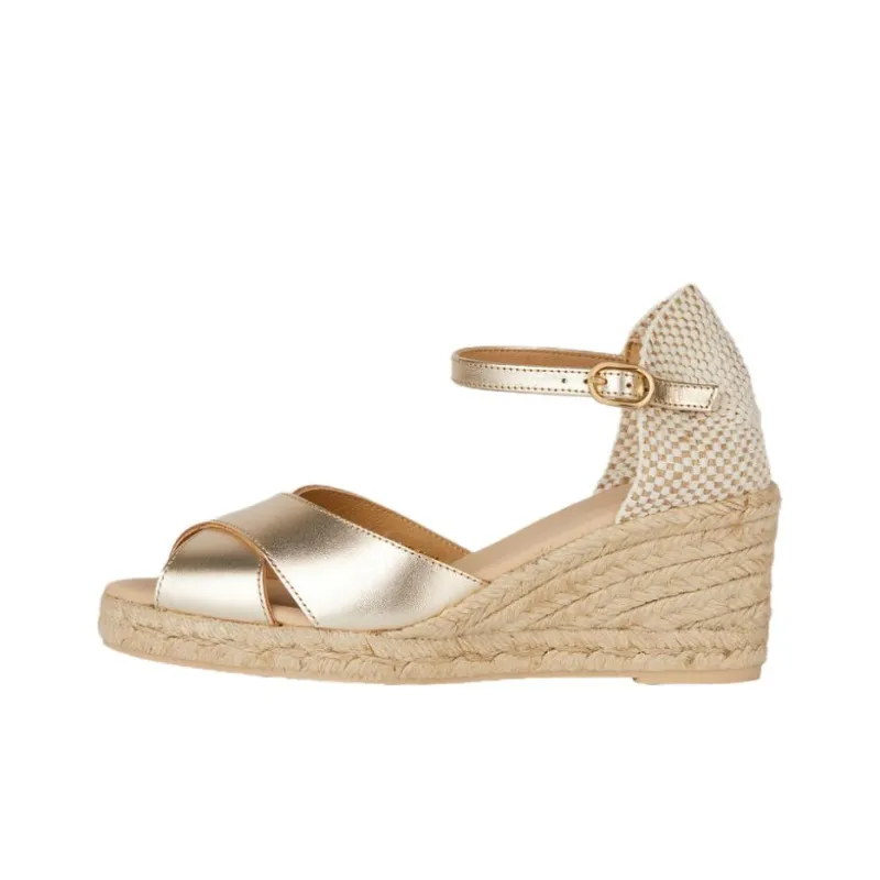 GEOX One Strap Sandals 6.5cm Women's Light Gold-0