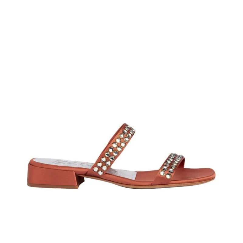 Pedro García Slide Slippers Women's Red Brown-1