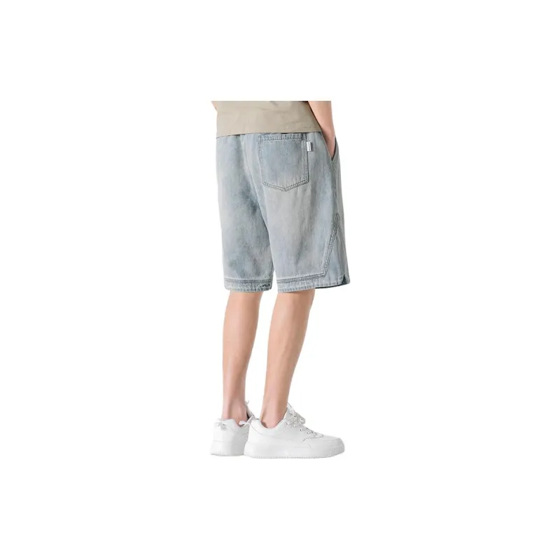 WOOD SOON Denim Shorts Men-1