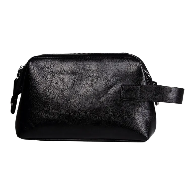 CARTELO PVC Clutch Handheld Bag Briefcase Cell Phone Pouch Regular Unisex Black-0