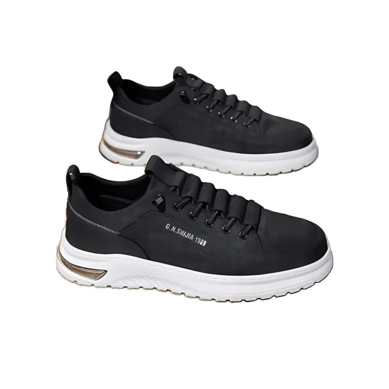 G.N.SHIJIA Low Top Casual Shoes Men's Black-3