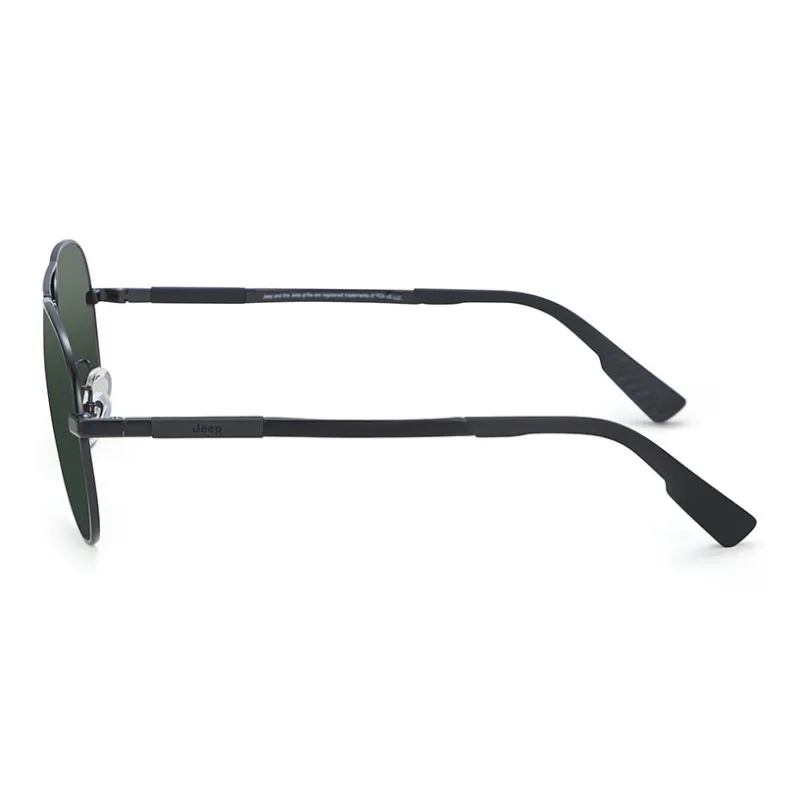 Jeep Titanium Alloy Aviator Sunglasses Men's-2