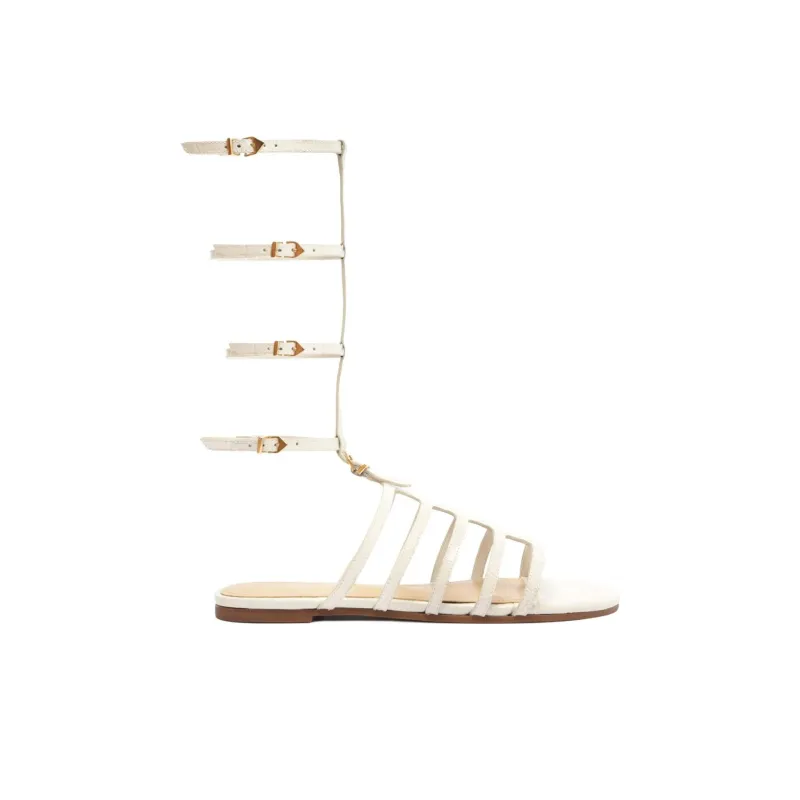 Schutz Haydens Roman Sandals Women's White-1