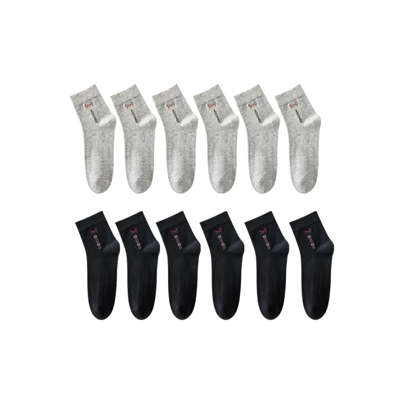 MIIOW Men Mid Calf Socks-11