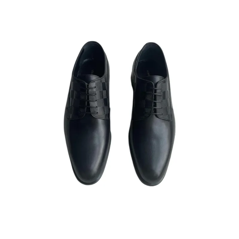 LOUIS VUITTON Dress Shoes Men's Black-3