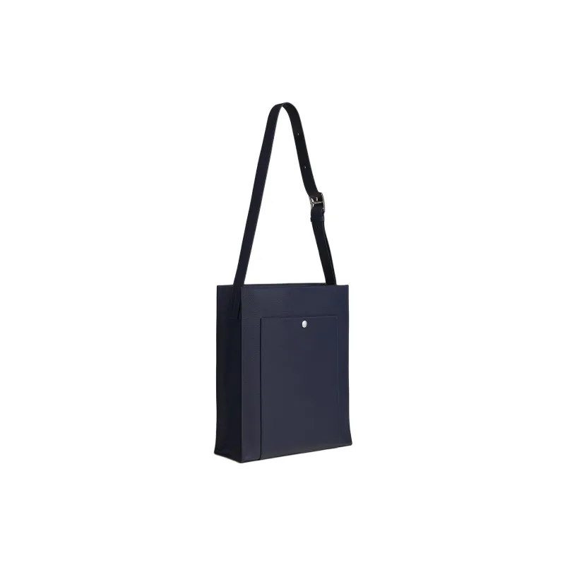 HERMES Evercolor Calfskin Tote Bag Shopping Bag Handbag Men's Night Blue Midnight Blue-2