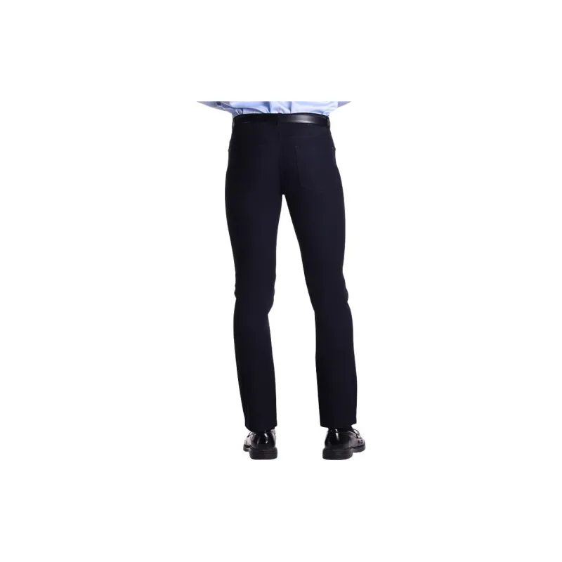 Francesco Totti Suit Trouser Men's Black Navy Blue-1