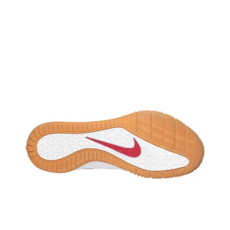 Nike AIR ZOOM HYPERACE 2 Anti Slip Wear Resistant Low Top Training Shoes Unisex White Red-3