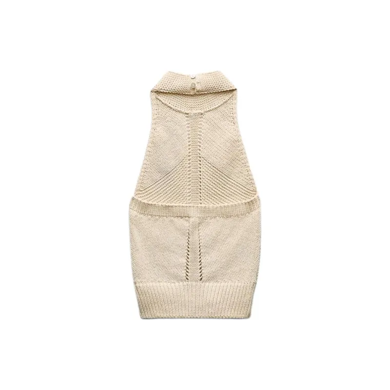 ZARA Tank Top Women's Light Beige-1