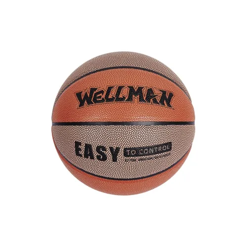 WELLman PU Basketball Brown Gray Size 7 Training Unisex
