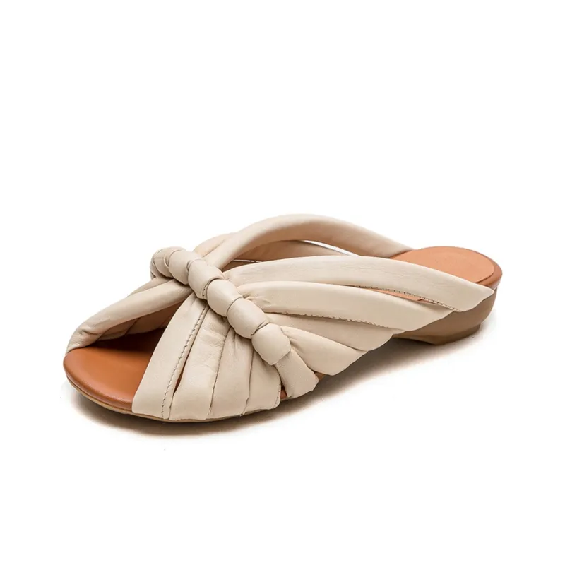 Jay Slide Slippers Women's Green/Apricot-1