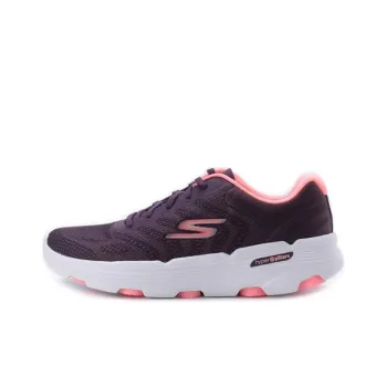 Skechers Cushioning Wear Resistant Low Top Running Shoes Women's Fuchsia