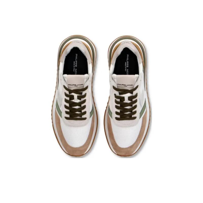 PHILIPPE MODEL Low Top Casual Shoes Men's Beige Umber-4