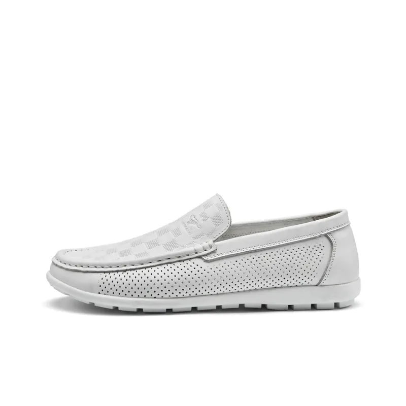 SEPTWOLVES Gommino Loafers Men Black/White-7
