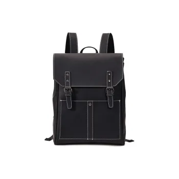 CARTELO PVC Laptop Backpack Medium Size Unisex Black
