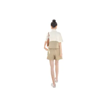 Cypress House Casual Suit Women's Apricot On Top Khaki On The Bottom