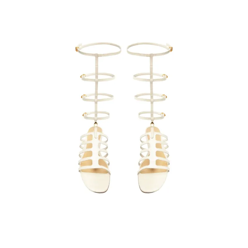 Schutz Haydens Roman Sandals Women's White-3