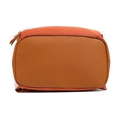 TTaG．baG Microfiber Leather Carry Backpack Women's Orange/Black/Gray-2