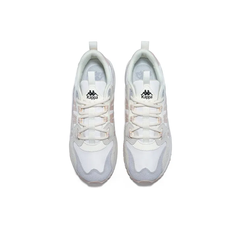 Kappa Anti Slip Wear Resistant Low Top Casual Running Shoes Women's Winter White-3