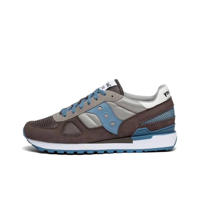 Saucony Shadow Original Running Shoes Men Low Top Blue/Gray/White-0