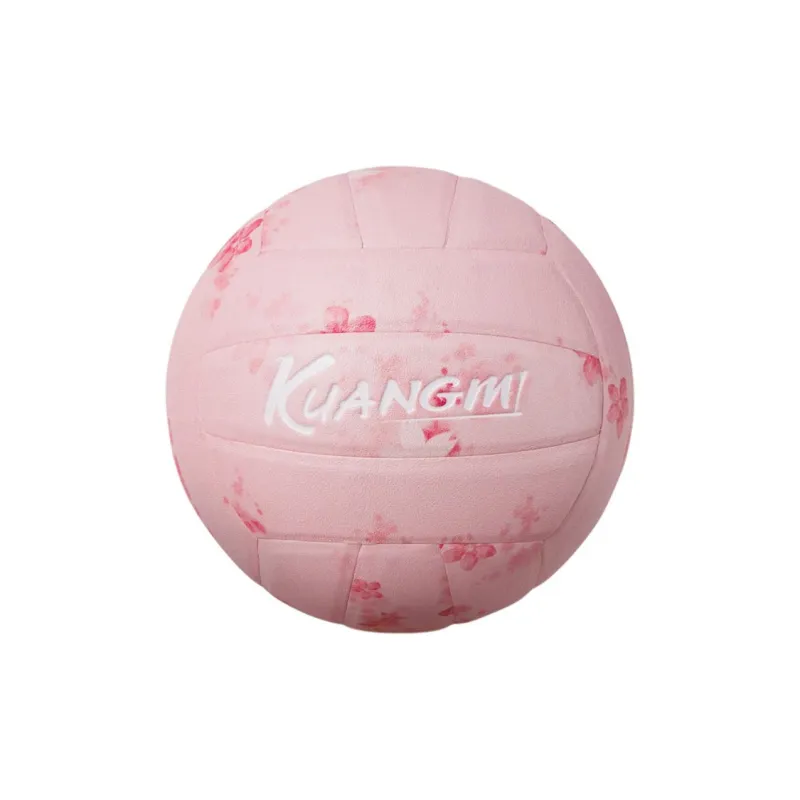 Kuangmi PU Size 5 Ball Middle School Volleyball Unisex Pink-1
