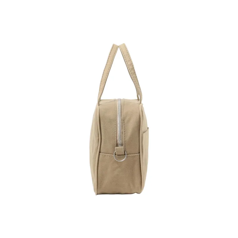 Beams 100% Cotton Handbag Women's Black/Beige-5