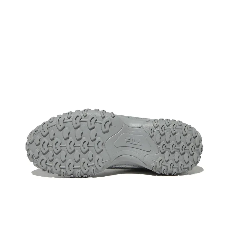 FILA Eschape Cushioning, Wear Resistant Low Top Running Shoes Unisex Gray White-5