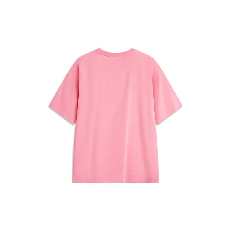 LiNing Sports Fashion Collection T Shirt Men's Morning Light Pink-1