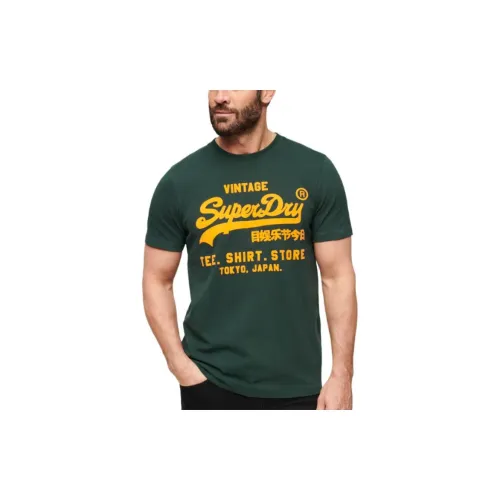 SUPERDRY T-Shirts Men Green