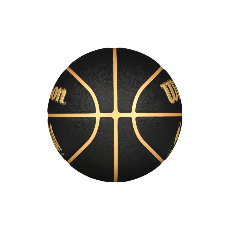 Wilson x NBA PU Polyurethane Basketball NBA Black Gold No. 7/Standard Training Unisex-2