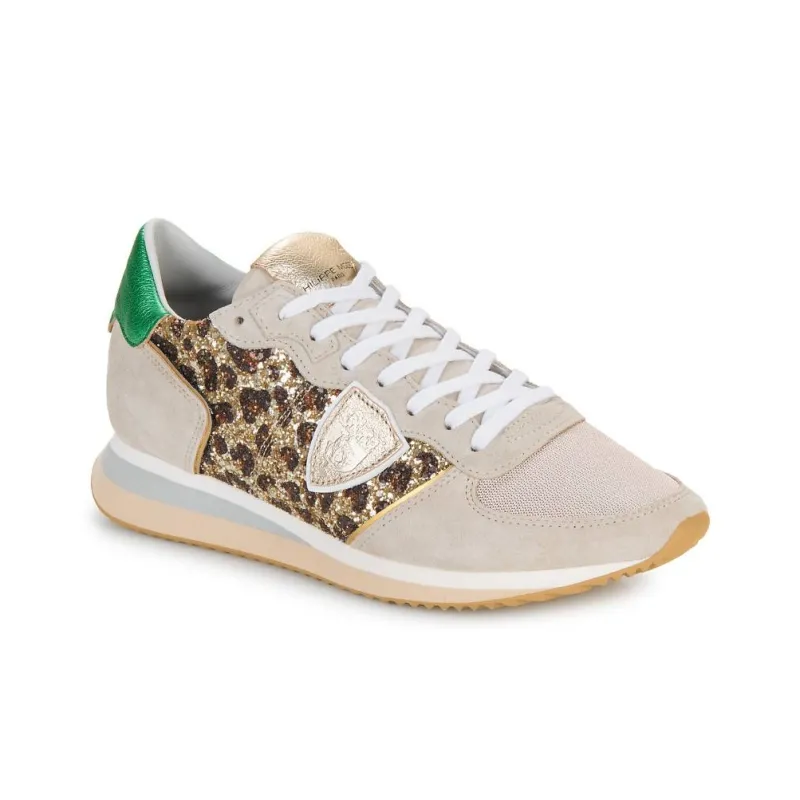 PHILIPPE MODEL TRPX Abrasion Resistant Low Top Casual Shoes Women's Multicolor-3