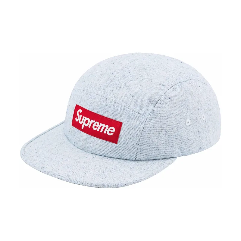 Supreme Coated Denim Camp Cap-0