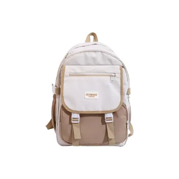 GEERDUN Nylon Backpack Unisex Black/Yellow/Khaki/Brown/Blue