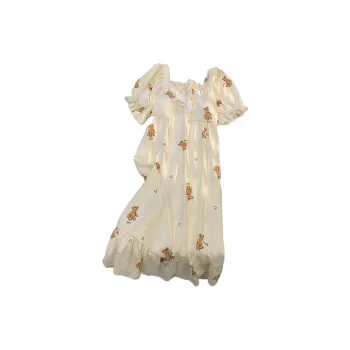 Ta Yan Nightgown Women's Apricot
