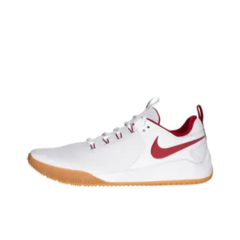 Nike AIR ZOOM HYPERACE 2 Anti Slip Wear Resistant Low Top Training Shoes Unisex White Red