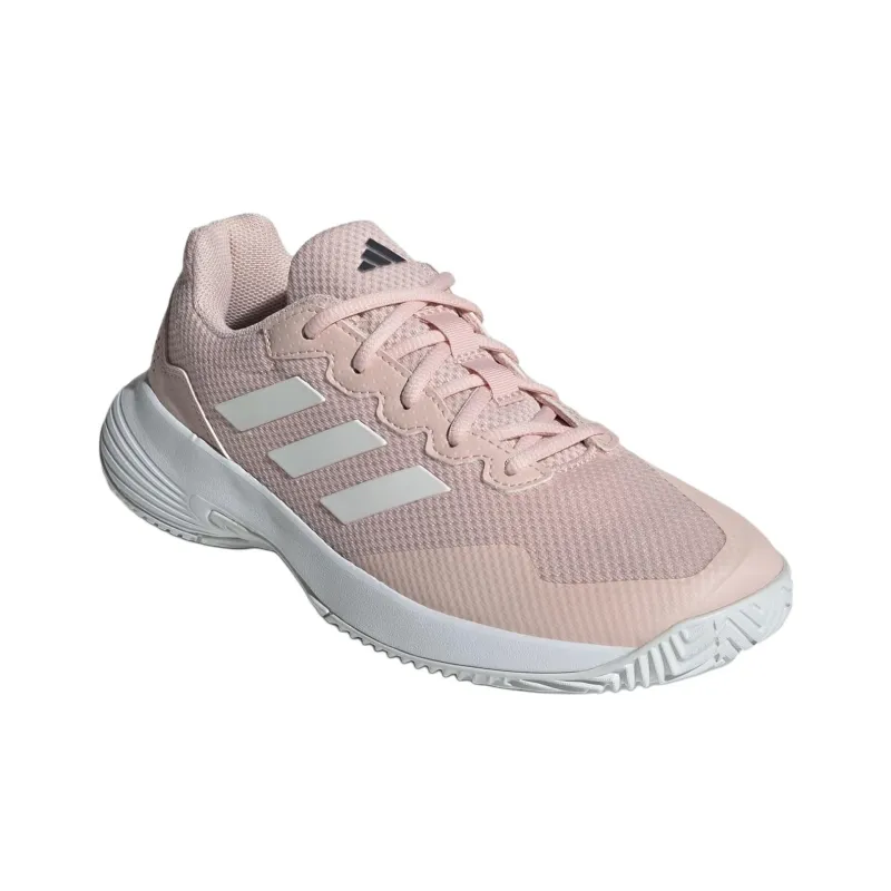 Adidas Gamecourt 2.0 Semi Flash Aqua Cloud White Cobalt Blue Women's-2