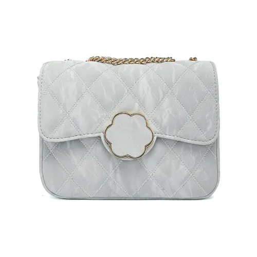 MEXICAN Polyurethane Leather Crossbody Bag Regular Women's Gray Blue/Light Green/Light Pink