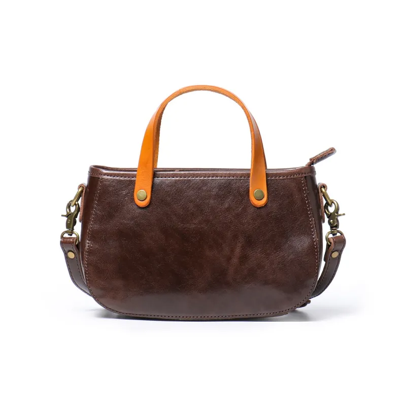 LARTIGENT Top Grain Cow Leather Crossbody Bag Small Size Women's Multiple Colors-7