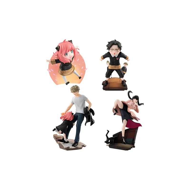 MegaHouse Anya Forger Little Bites 3D Effect Scenario Collection SPY X FAMILY Palm SPY X FAMILY Scale Figures 8cm-0